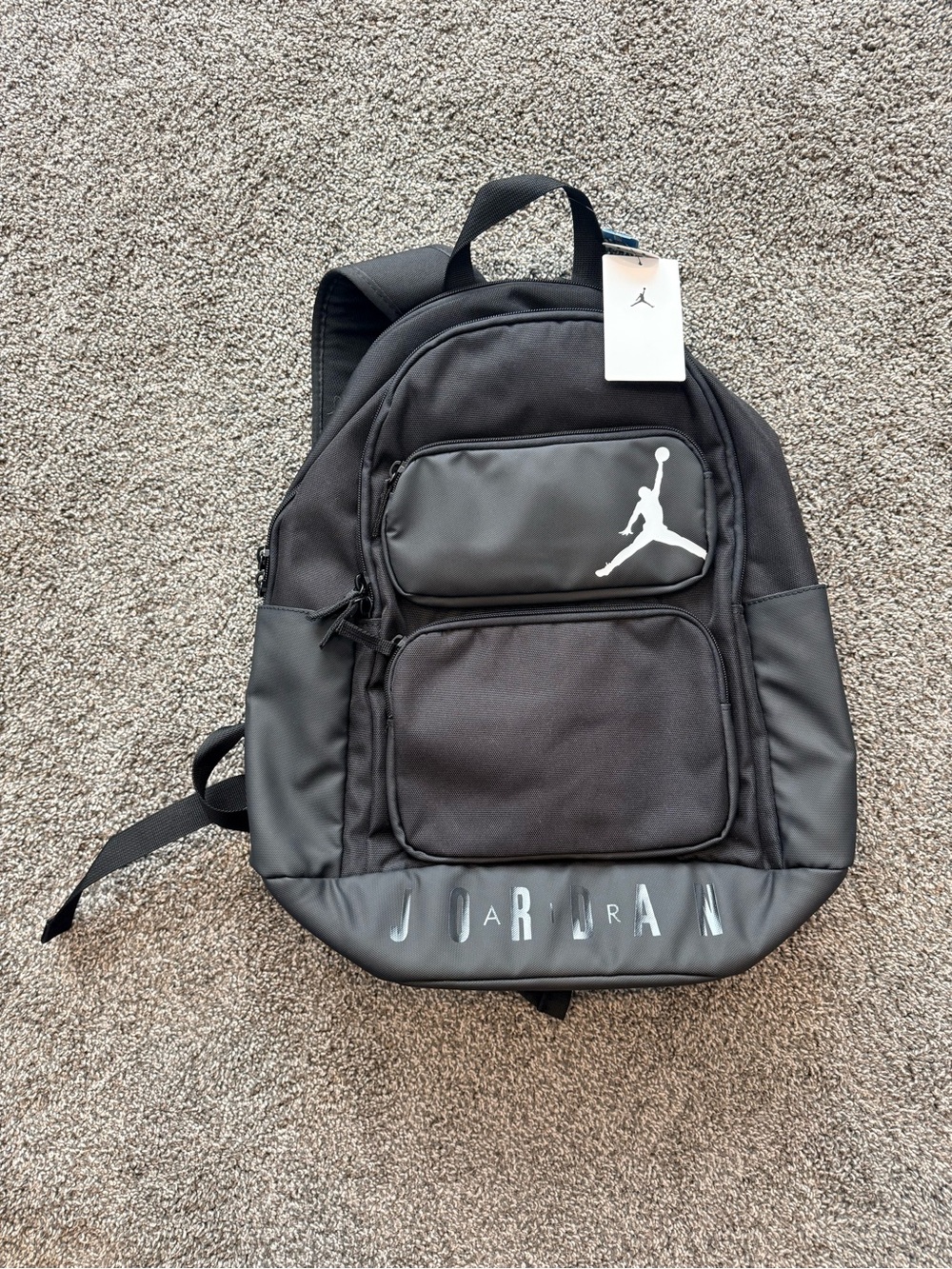 NEW NIKE JORDAN BLACK ESSENTIALS BACKPACK BOOKBAG Style: MA0923-023
